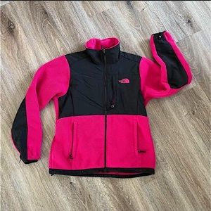 💕 Super Cute 💐 The North Face Denali Jacket Women’s Medium Fleece Dark pink